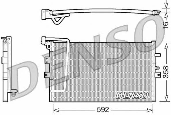 DENSO DCN25002 Радіатор кондиціонера (Конденсатор) DCN25002: Купити в Україні - Добра ціна на EXIST.UA!