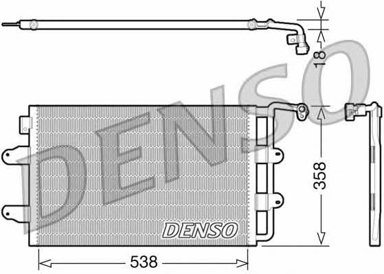 DENSO DCN32026 Радіатор кондиціонера (Конденсатор) DCN32026: Приваблива ціна - Купити в Україні на EXIST.UA!