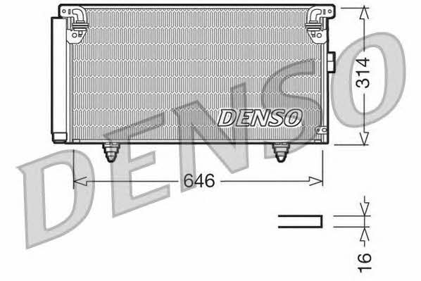 DENSO DCN36001 Радіатор кондиціонера (Конденсатор) DCN36001: Купити в Україні - Добра ціна на EXIST.UA!