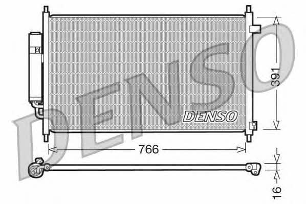 DENSO DCN40004 Радіатор кондиціонера (Конденсатор) DCN40004: Купити в Україні - Добра ціна на EXIST.UA!
