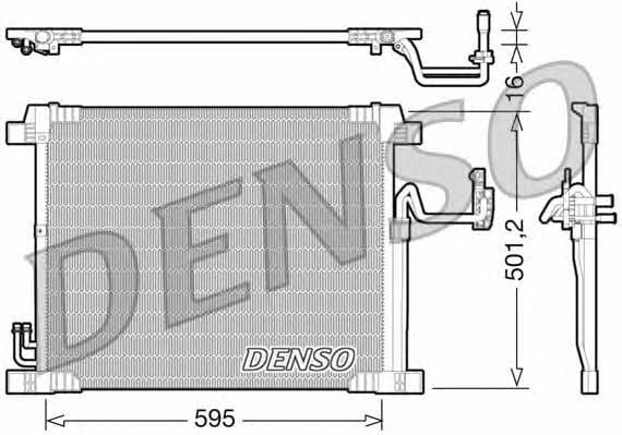 DENSO DCN46012 Радіатор кондиціонера (Конденсатор) DCN46012: Купити в Україні - Добра ціна на EXIST.UA!