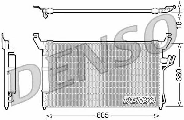 DENSO DCN46013 Радіатор кондиціонера (Конденсатор) DCN46013: Приваблива ціна - Купити в Україні на EXIST.UA!