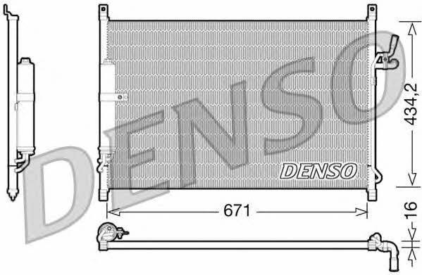 DENSO DCN46015 Радіатор кондиціонера (Конденсатор) DCN46015: Приваблива ціна - Купити в Україні на EXIST.UA!