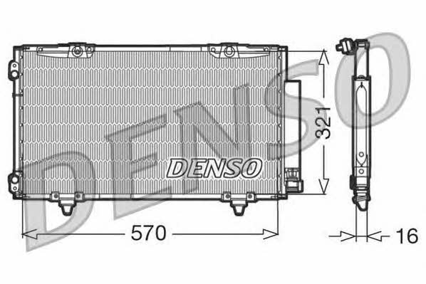 DENSO DCN50011 Радіатор кондиціонера (Конденсатор) DCN50011: Купити в Україні - Добра ціна на EXIST.UA!