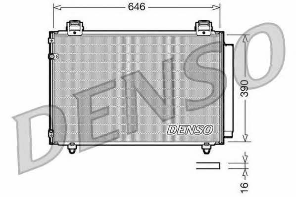 DENSO DCN50024 Радіатор кондиціонера (Конденсатор) DCN50024: Купити в Україні - Добра ціна на EXIST.UA!