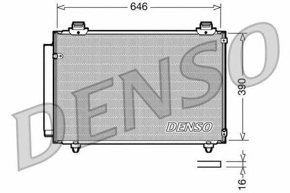 DENSO DCN50035 Радіатор кондиціонера (Конденсатор) DCN50035: Приваблива ціна - Купити в Україні на EXIST.UA!