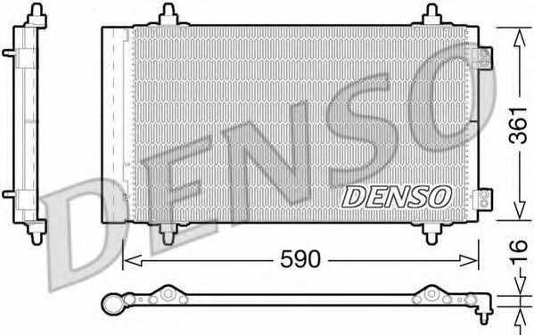 DENSO DCN21018 Радіатор кондиціонера (Конденсатор) DCN21018: Купити в Україні - Добра ціна на EXIST.UA!