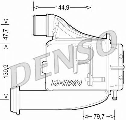 DIT12006 DENSO Інтеркулер