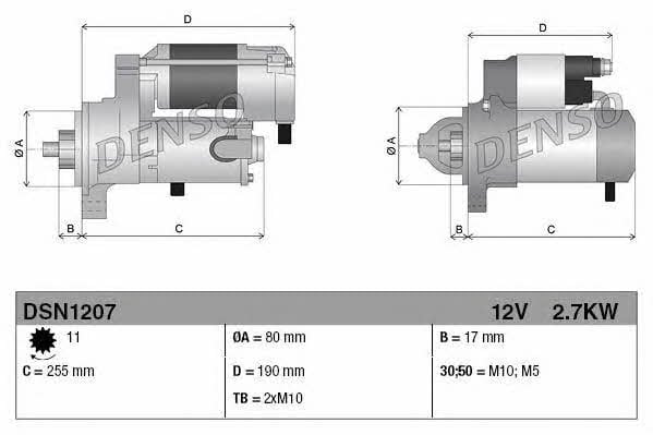 Купить DENSO DSN1207 по низкой цене в Украине!