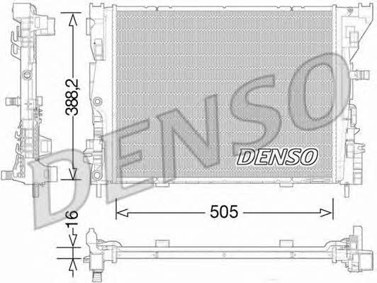 DENSO DRM23035 Радіатор охолодження двигуна DRM23035: Купити в Україні - Добра ціна на EXIST.UA!