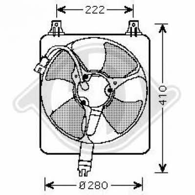 Diederichs 8521651 Вентилятор радіатора охолодження 8521651: Купити в Україні - Добра ціна на EXIST.UA!