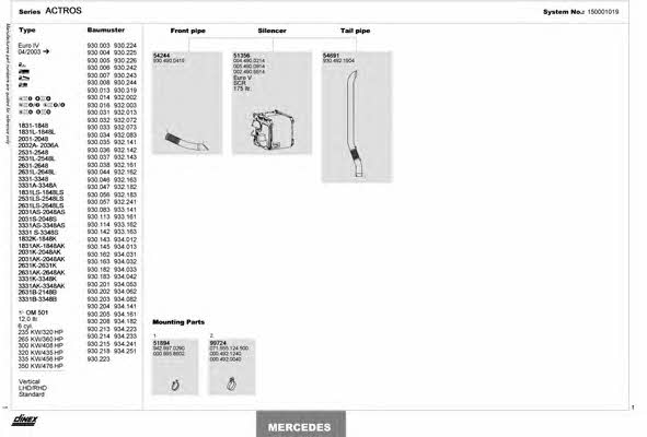 Dinex 150001019 Система випуску відпрацьованих газів 150001019: Купити в Україні - Добра ціна на EXIST.UA!