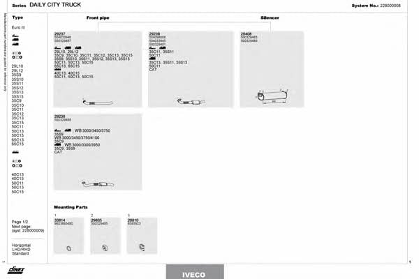 228000008 Dinex Система выпуска отработаных газов