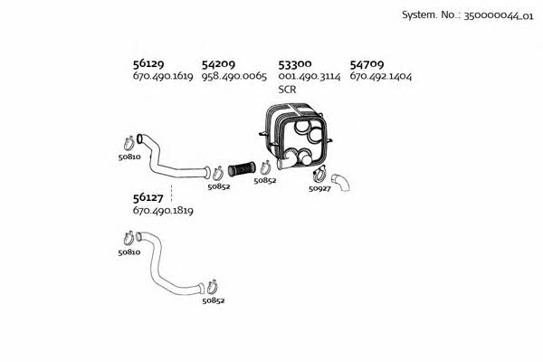 Dinex 350000044_01 Система выпуска отработаных газов 35000004401: Купить в Украине - Отличная цена на EXIST.UA! 35000004401 Dinex Система выпуска отработаных газов