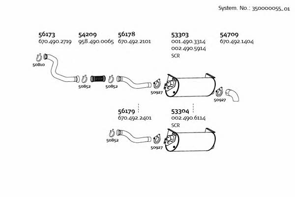 Dinex 350000055_01 Система выпуска отработаных газов 35000005501: Купить в Украине - Отличная цена на EXIST.UA! 35000005501 Dinex Система выпуска отработаных газов