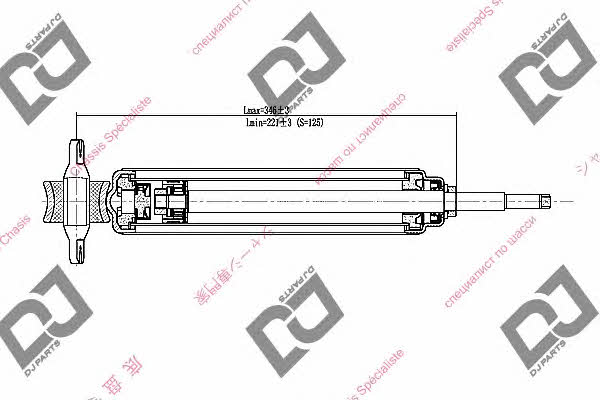 Dj parts DS1588HT Амортизатор підвіски передній масляний DS1588HT: Купити в Україні - Добра ціна на EXIST.UA!