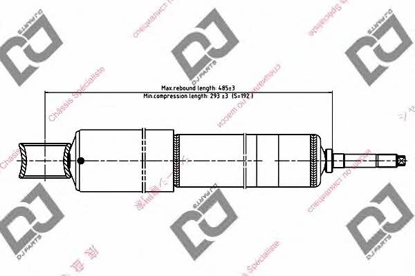 Dj parts DS1649HT Амортизатор підвіски задній масляний DS1649HT: Купити в Україні - Добра ціна на EXIST.UA!