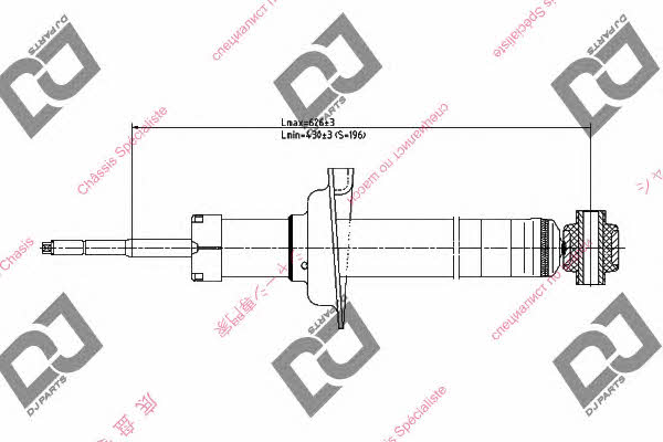 Dj parts DS3679GT Амортизатор підвіски задній DS3679GT: Купити в Україні - Добра ціна на EXIST.UA!
