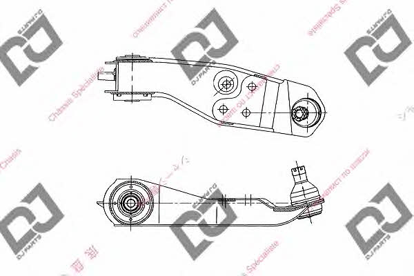 Dj parts DA1047 Важіль підвіски DA1047: Купити в Україні - Добра ціна на EXIST.UA!