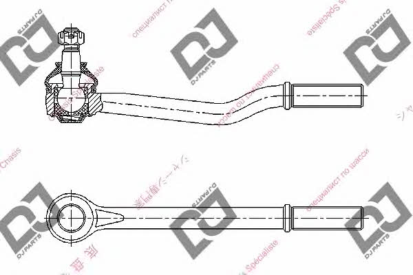 Dj parts DE1028 Наконечник поперечної рульової тяги DE1028: Купити в Україні - Добра ціна на EXIST.UA!