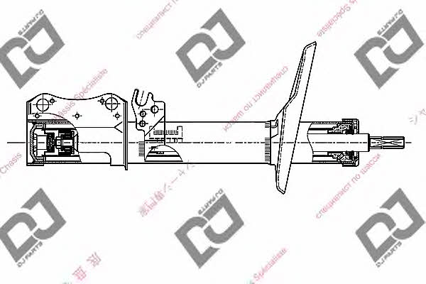 Dj parts DS1726GS Амортизатор підвіски задній правий газомасляний DS1726GS: Купити в Україні - Добра ціна на EXIST.UA!