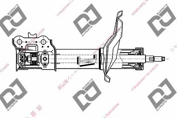Dj parts DS1729GS Амортизатор підвіски передній правий газомасляний DS1729GS: Купити в Україні - Добра ціна на EXIST.UA!