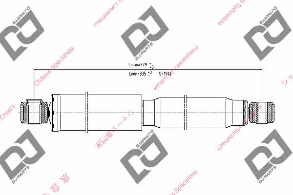 Dj parts DS2218GT Амортизатор підвіски задній DS2218GT: Купити в Україні - Добра ціна на EXIST.UA!
