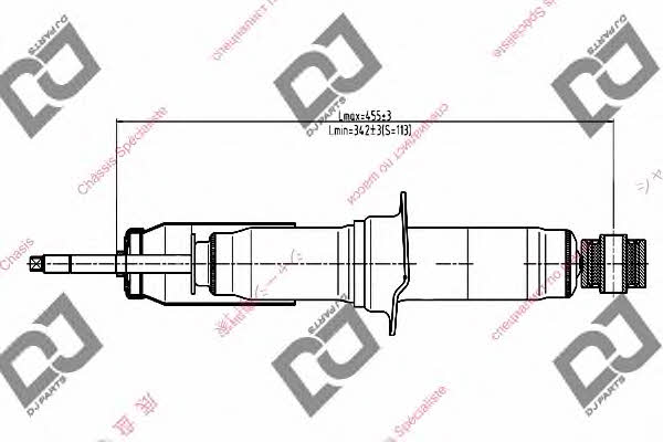Dj parts DS1055GT Амортизатор підвіски передній лівий газомасляний DS1055GT: Купити в Україні - Добра ціна на EXIST.UA!