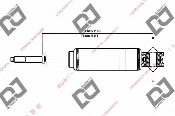 Dj parts DS1180HT Амортизатор підвіски передній масляний DS1180HT: Купити в Україні - Добра ціна на EXIST.UA!