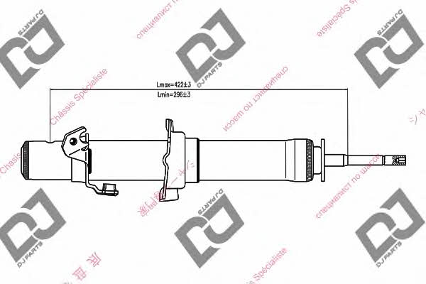 Dj parts DS1318GT Амортизатор підвіски передній лівий газомасляний DS1318GT: Купити в Україні - Добра ціна на EXIST.UA!
