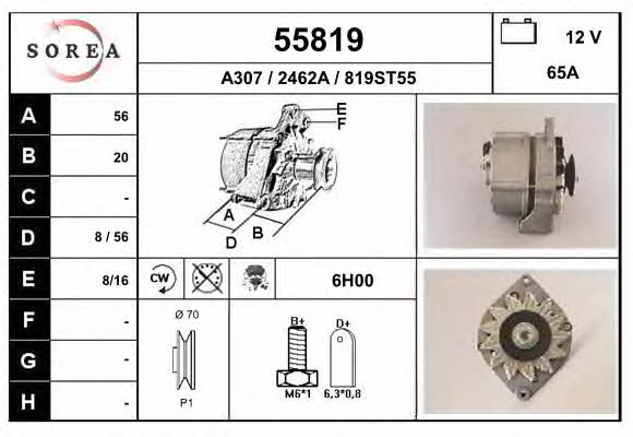 EAI 55819 Генератор 55819: Купити в Україні - Добра ціна на EXIST.UA!
