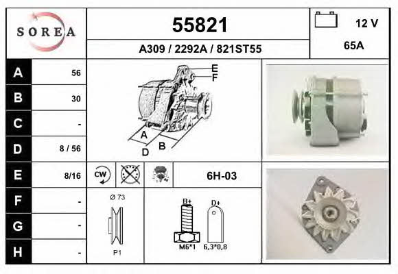 EAI 55821 Генератор 55821: Купити в Україні - Добра ціна на EXIST.UA!