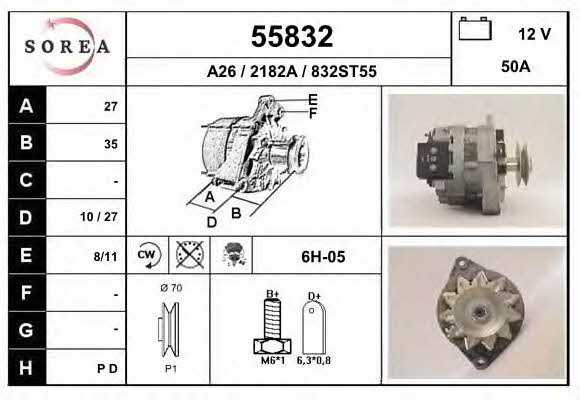 EAI 55832 Генератор 55832: Купити в Україні - Добра ціна на EXIST.UA!