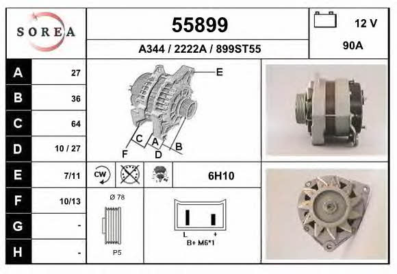 EAI 55899 Генератор 55899: Купити в Україні - Добра ціна на EXIST.UA!