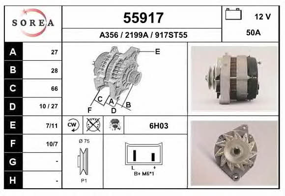 EAI 55917 Генератор 55917: Купити в Україні - Добра ціна на EXIST.UA!