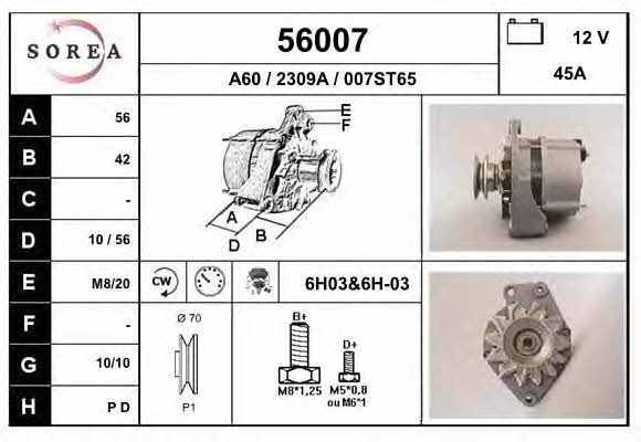 EAI 56007 Генератор 56007: Купити в Україні - Добра ціна на EXIST.UA!