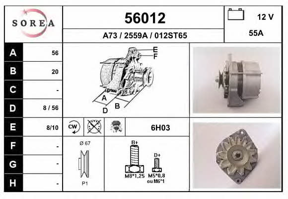 EAI 56012 Генератор 56012: Купити в Україні - Добра ціна на EXIST.UA!