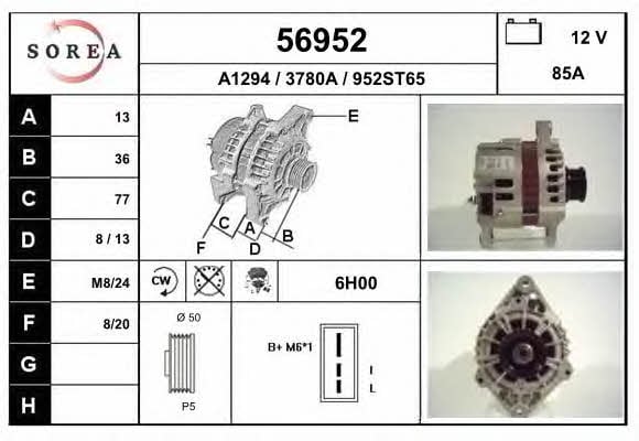 EAI 56952 Генератор 56952: Купити в Україні - Добра ціна на EXIST.UA!