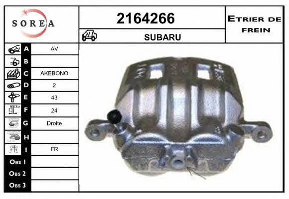 EAI 2164266 Супорт гальмівний 2164266: Купити в Україні - Добра ціна на EXIST.UA!