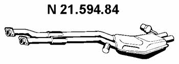 Eberspaecher 21.594.84 Глушник, задня частина 2159484: Купити в Україні - Добра ціна на EXIST.UA!