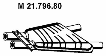 Eberspaecher 21.796.80 Глушник, середня частина 2179680: Купити в Україні - Добра ціна на EXIST.UA!