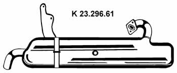 Eberspaecher 23.296.61 Каталізатор 2329661: Купити в Україні - Добра ціна на EXIST.UA!