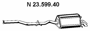 Eberspaecher 23.599.40 Глушник, задня частина 2359940: Купити в Україні - Добра ціна на EXIST.UA!