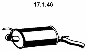 Eberspaecher 17.1.46 Глушник, задня частина 17146: Купити в Україні - Добра ціна на EXIST.UA!