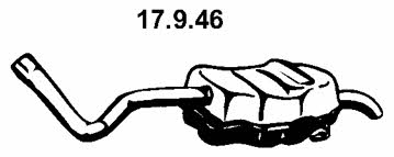 Eberspaecher 17.9.46 Глушник, задня частина 17946: Купити в Україні - Добра ціна на EXIST.UA!