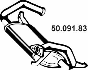 Eberspaecher 50.091.83 Глушник, задня частина 5009183: Купити в Україні - Добра ціна на EXIST.UA!