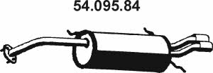 Eberspaecher 54.095.84 Глушник, задня частина 5409584: Купити в Україні - Добра ціна на EXIST.UA!