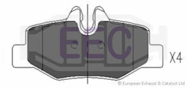 EEC BRP1436 Гальмівні колодки, комплект BRP1436: Купити в Україні - Добра ціна на EXIST.UA!