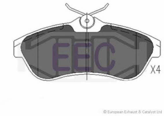 EEC BRP1250 Гальмівні колодки, комплект BRP1250: Купити в Україні - Добра ціна на EXIST.UA!