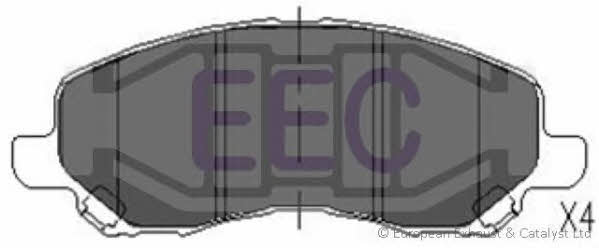 EEC BRP1376 Гальмівні колодки, комплект BRP1376: Купити в Україні - Добра ціна на EXIST.UA!